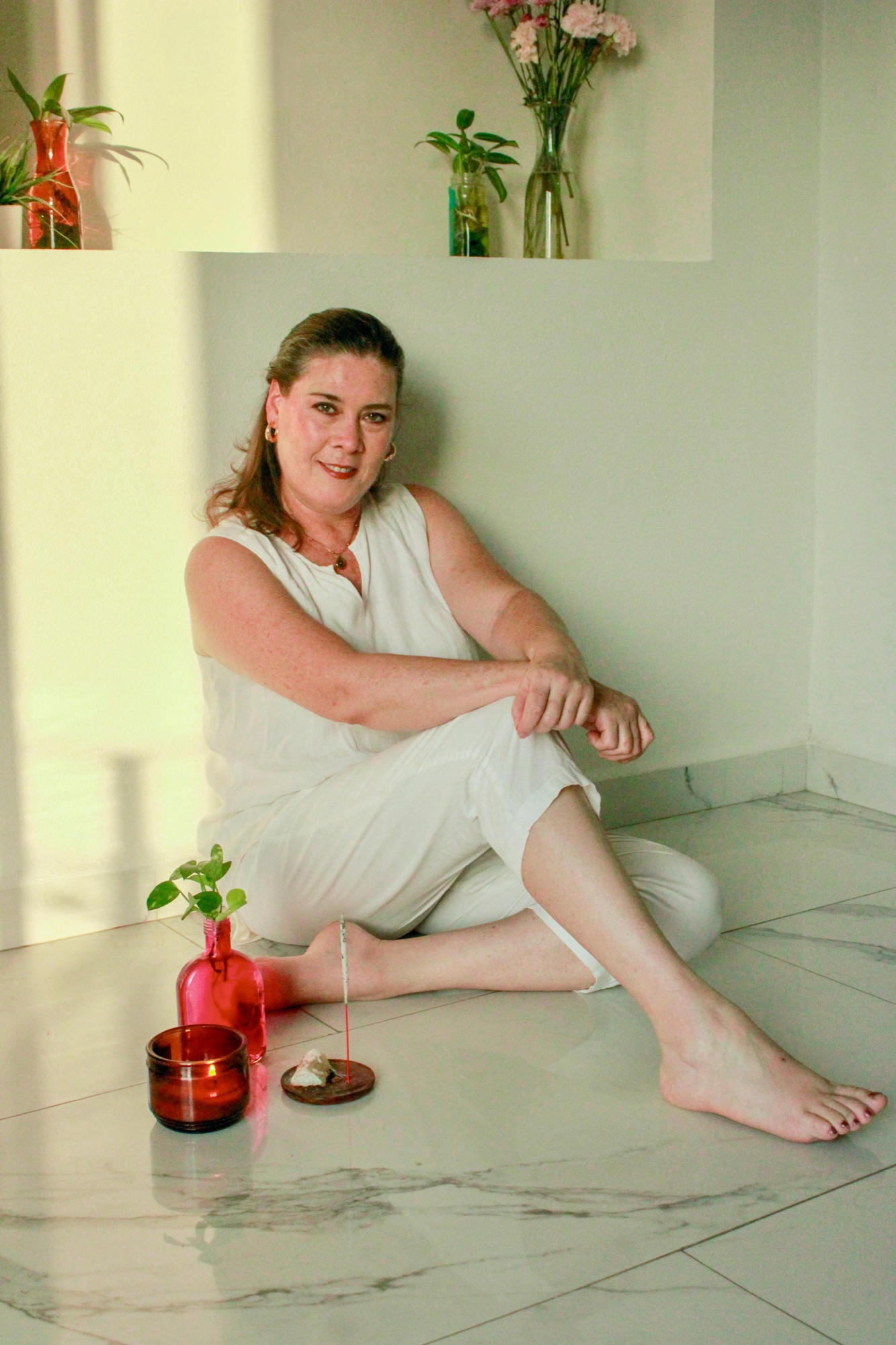 Silvia Toscano en su espacio terapéutico